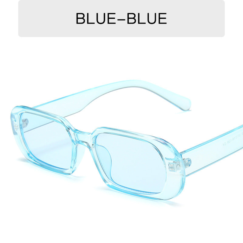 Retro Small Frame Sunglasses Candy Color Colorful Fashion Sunglasses