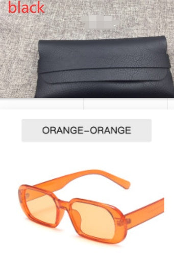 Retro Small Frame Sunglasses Candy Color Colorful Fashion Sunglasses